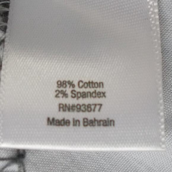 St. John's Bay Gray Straight Leg Corduroy Pants Sz 14 - Picture 7 of 8